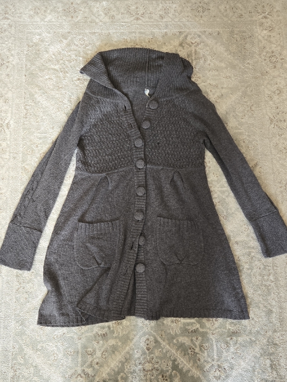 Margaret O'Leary Italian Wool Cardigan - M